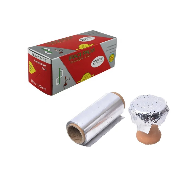 Factory price 18 micron 25mic 35mic 40mic  cheap price shisha aluminum foil hookah stock manufacturer