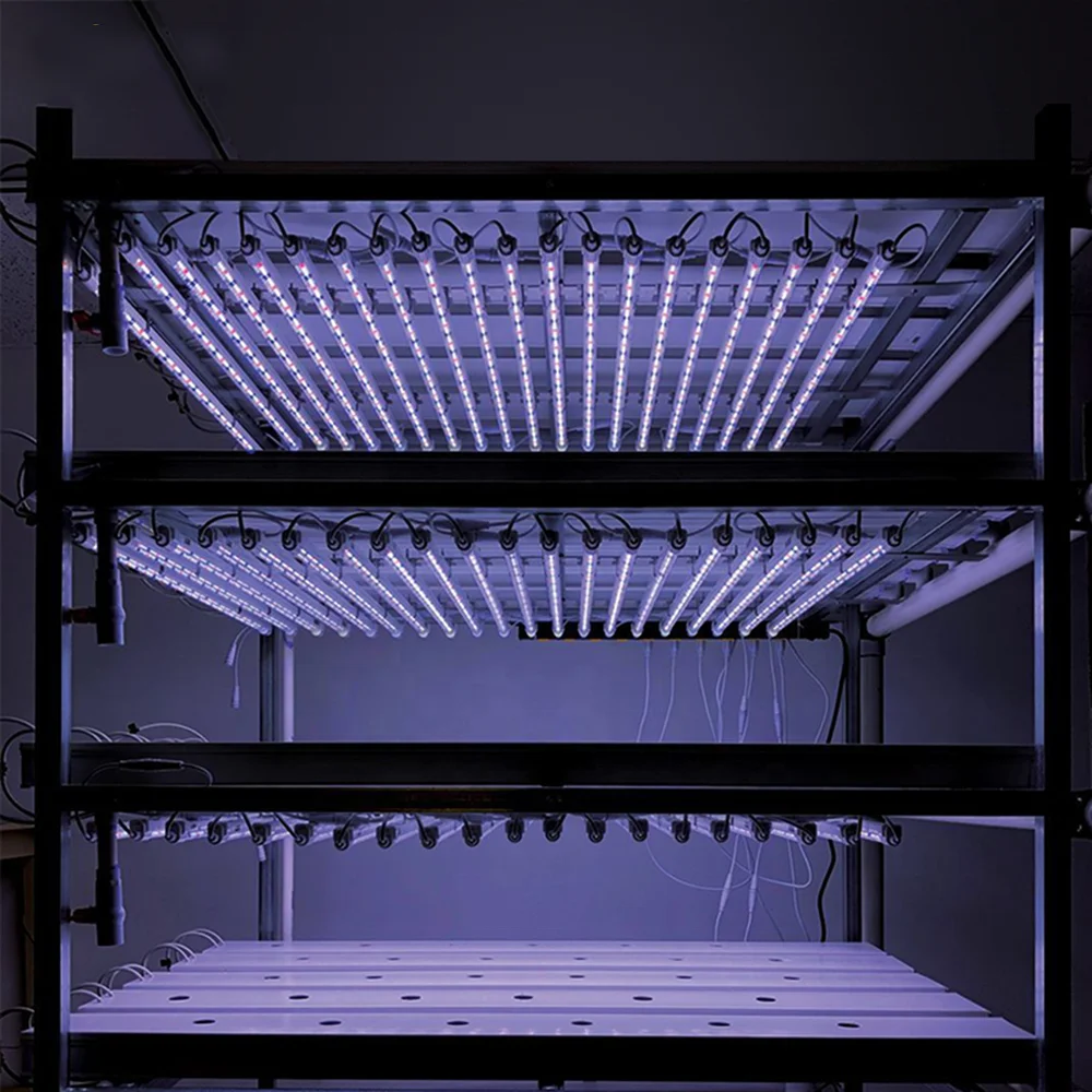 Full spectrum Plug and Play grow led light tube wholesale New Model growing lamp for indoor plants clone and seedling 18w