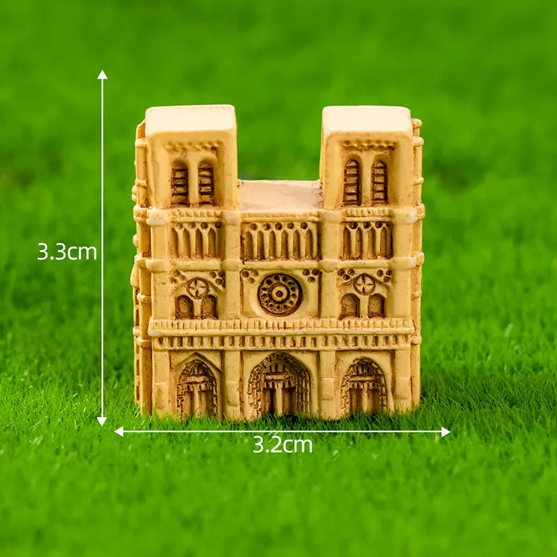 Miniature Statue Architecture Sculpture Landscape Simulation World Famous Scenic Spot Landmark Building DIY Accessories Ornament