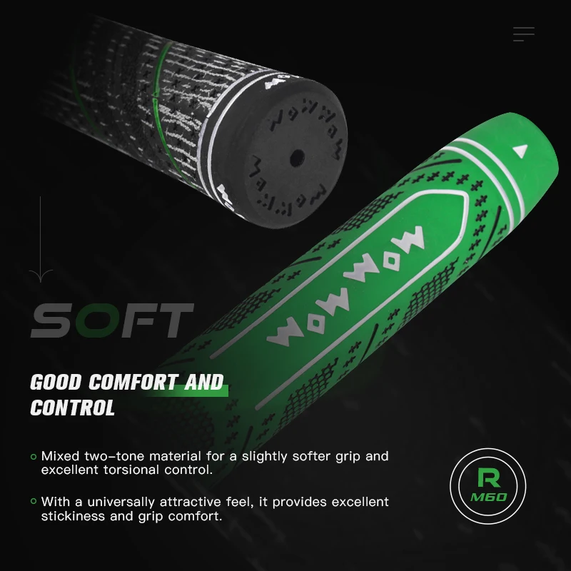 2022 High Quality Custom Logo Rubber Material Midsize Golf Cord Grip Iron Golf Grips