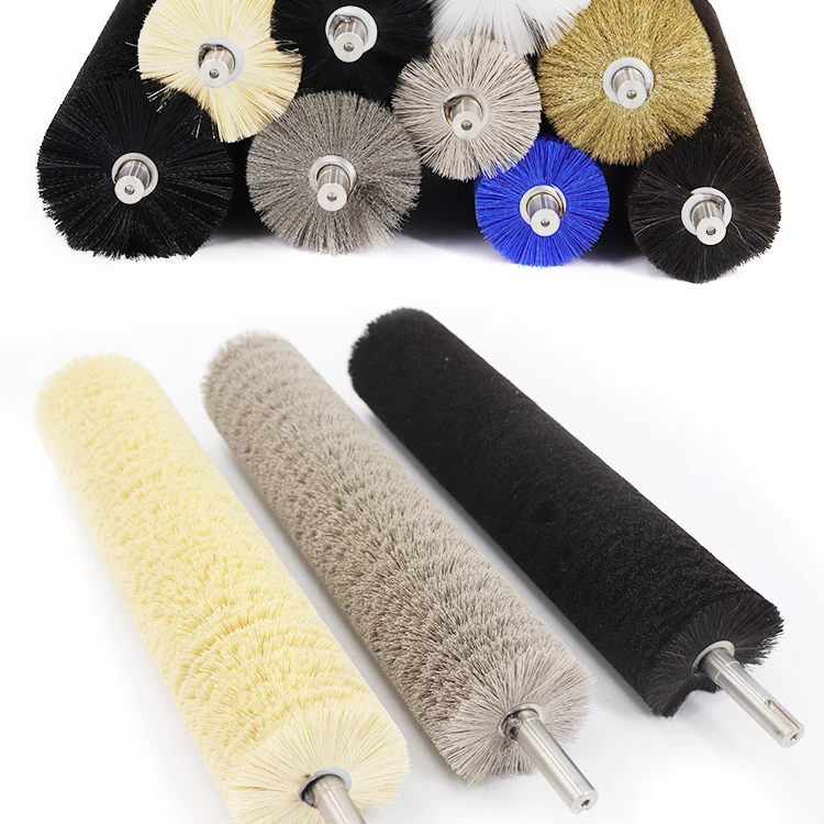 Industrial Brush Coil Spring Nylon Spiral Roller Brush