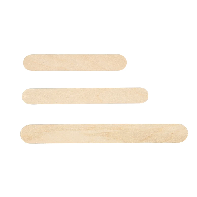 Biodegradable Disposable 93/114mm Birch Wooden Ice Cream Magnum Sticks
