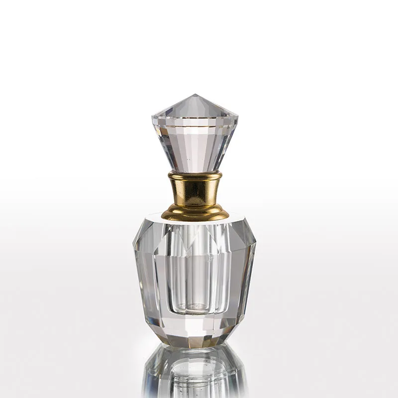 Professional Crystal Factory Wholesale Small Capacity 1ml Agarwood Essential Oil Perfume Sub-packing Crystal Bottle