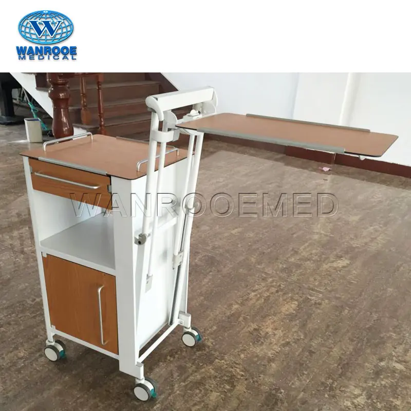 Больничная мебель BC010F, медицинский прикроватный шкафчик из АБС-пластика, шкафчик с прикроватным столиком