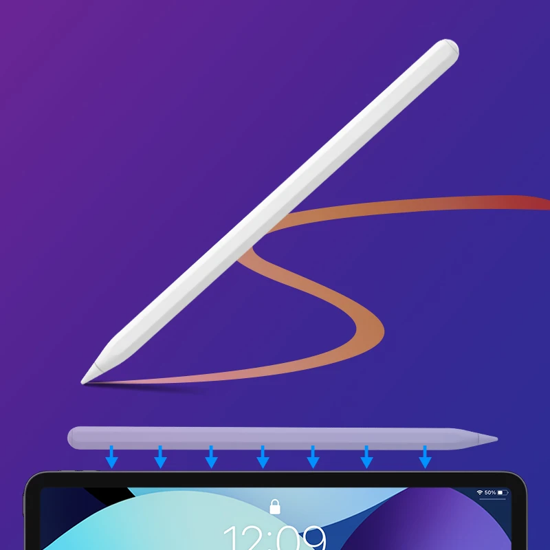 2022 New Wireless Charging Magnetic  Charge Stylus Pen For Ipad pro Stylus Supports Logo Customization