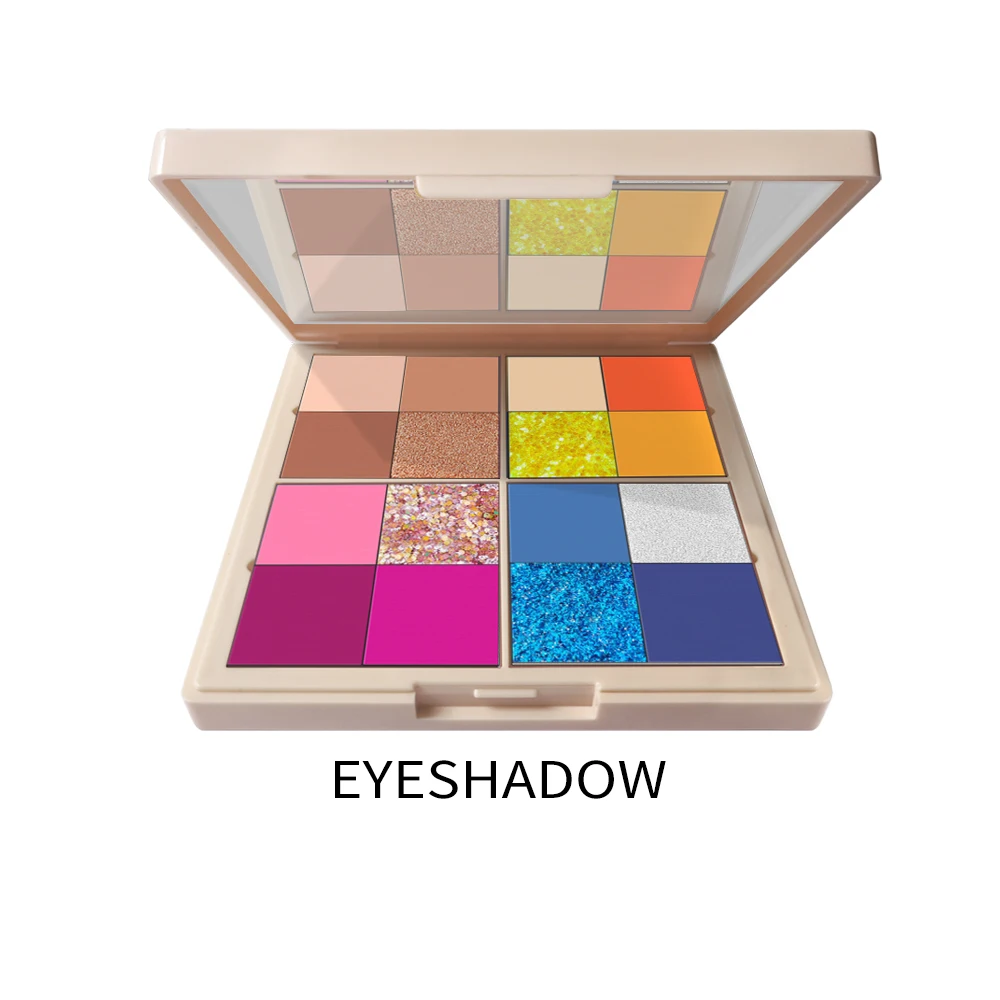 Hot Selling Diy Custom Palette Eyeshadow Multicolor Diy Matt Eyeshadow Diy Eyeshadow for Makeup Artist