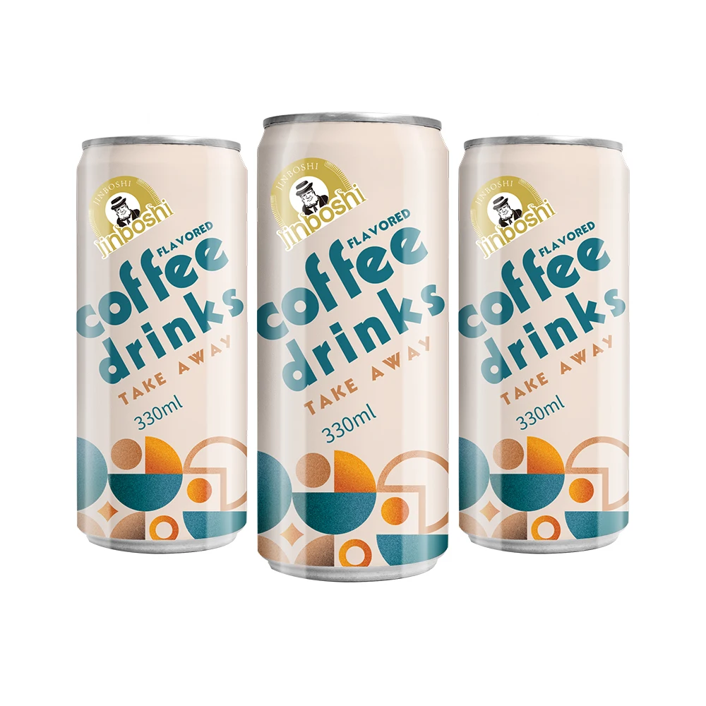 custom Private Label korean dark cafa coffee drinks 250ml canned ready to drink cold brew mix liquid white black coffee drinks