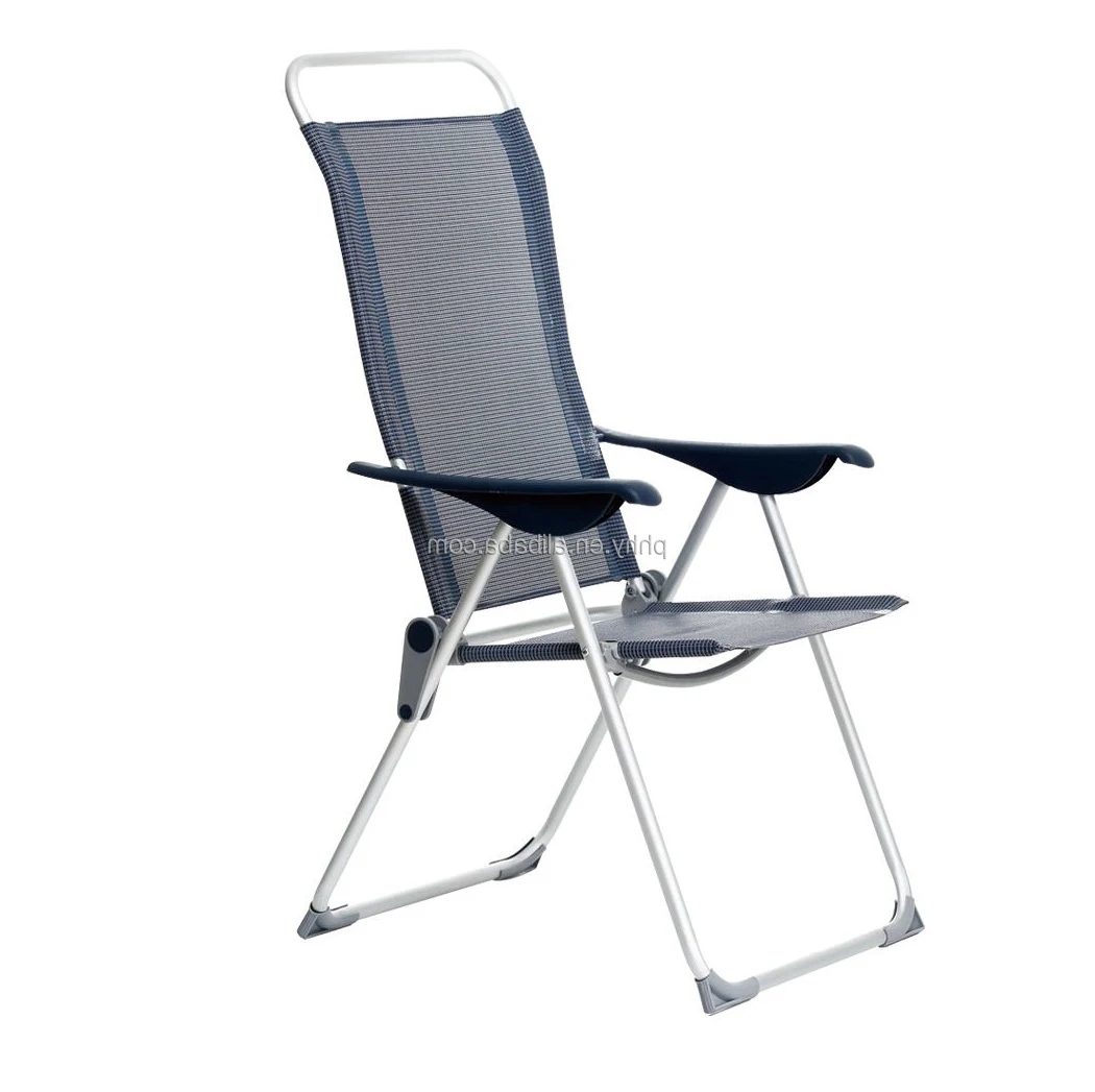 Простой и удобный Алюминиевый недорогой складной стул для кемпинга