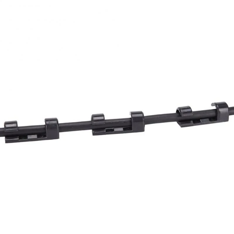 16/20Pcs Cable Clips Organizer Drop Wire Holder Cord Management Self-Adhesive Cable Manager Fixed Clamp Wire Winder