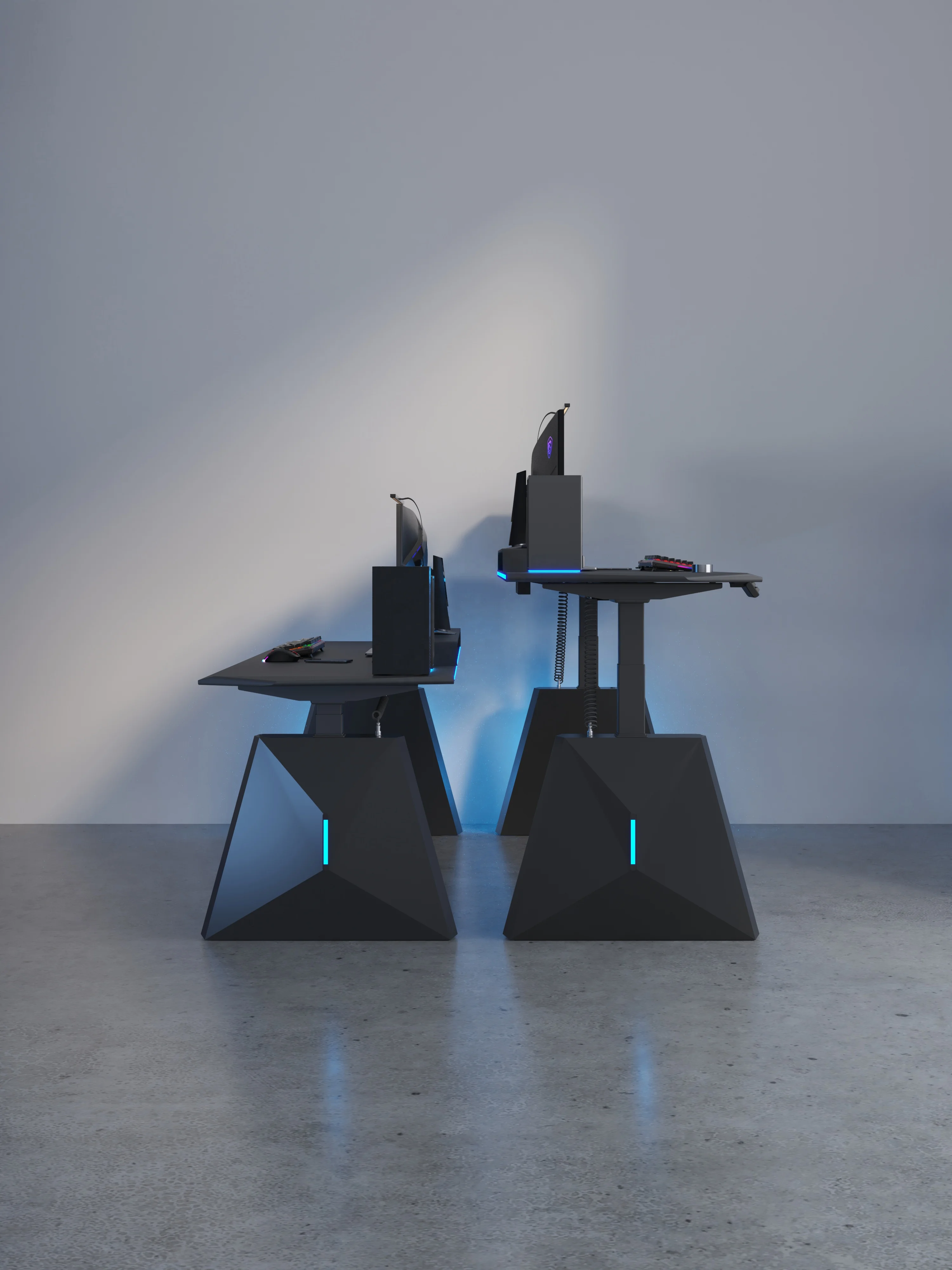 China Wholesale Adjustable Height Work Table Laptop Table mesa de escritrio Height Adjustable Lifting Desk