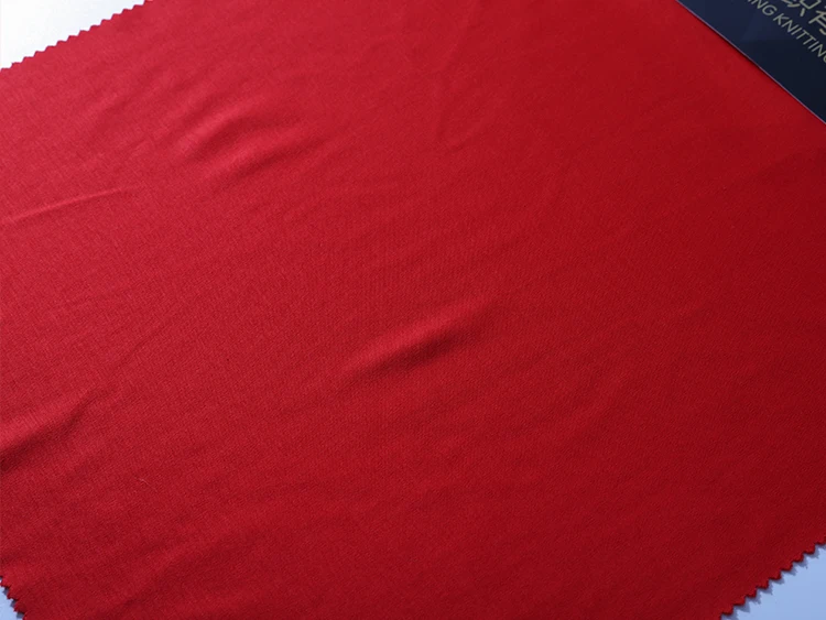 High Quality 100% Organic Cotton Garment Fabric New Collection Liquid Ammonia Finished Knit Fabric