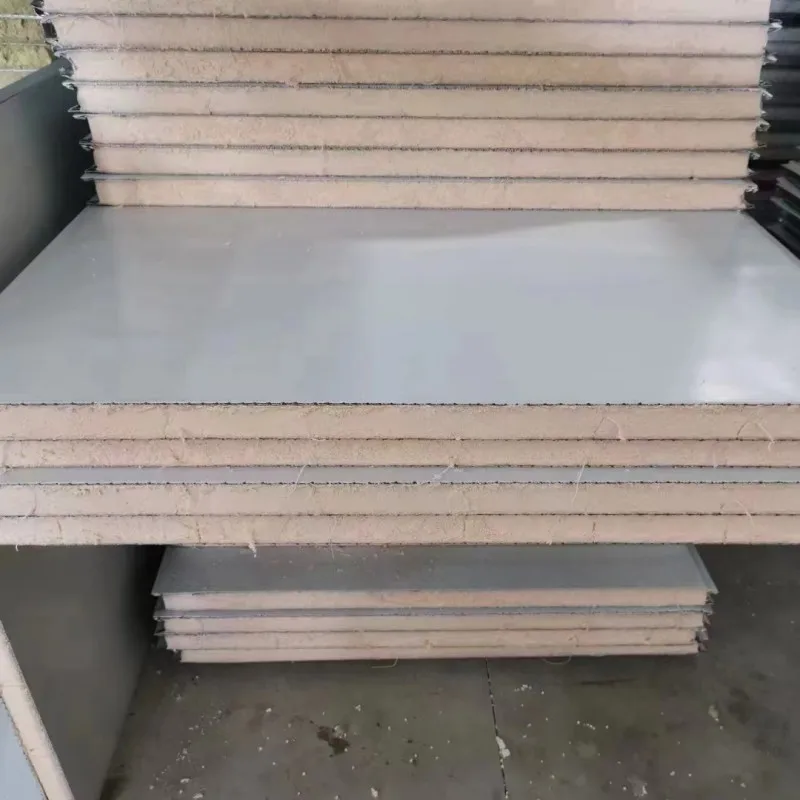 Modern Phenolic foam insulation sandwich panels foam panel for cold room pu plywood panel Color steel plate