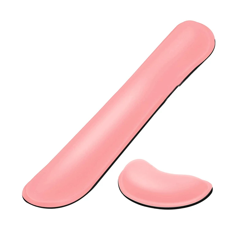 Wholesale Factory Price Wrist Rest for Computer Keyboard Mouse Pad printing leather Set Best for Work Office Gaming