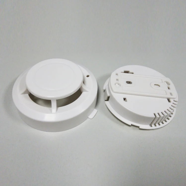 Humidity temperature smoke sensor smart home plastic housing wireless smoke sensor housing