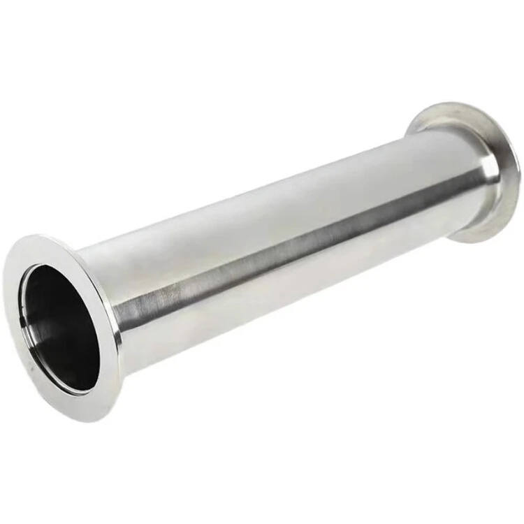 New 2024 Customized Wholesale KF Quick Connect Direct Stainless Steel KF40 Vacuum Seamless Round Flange Tube
