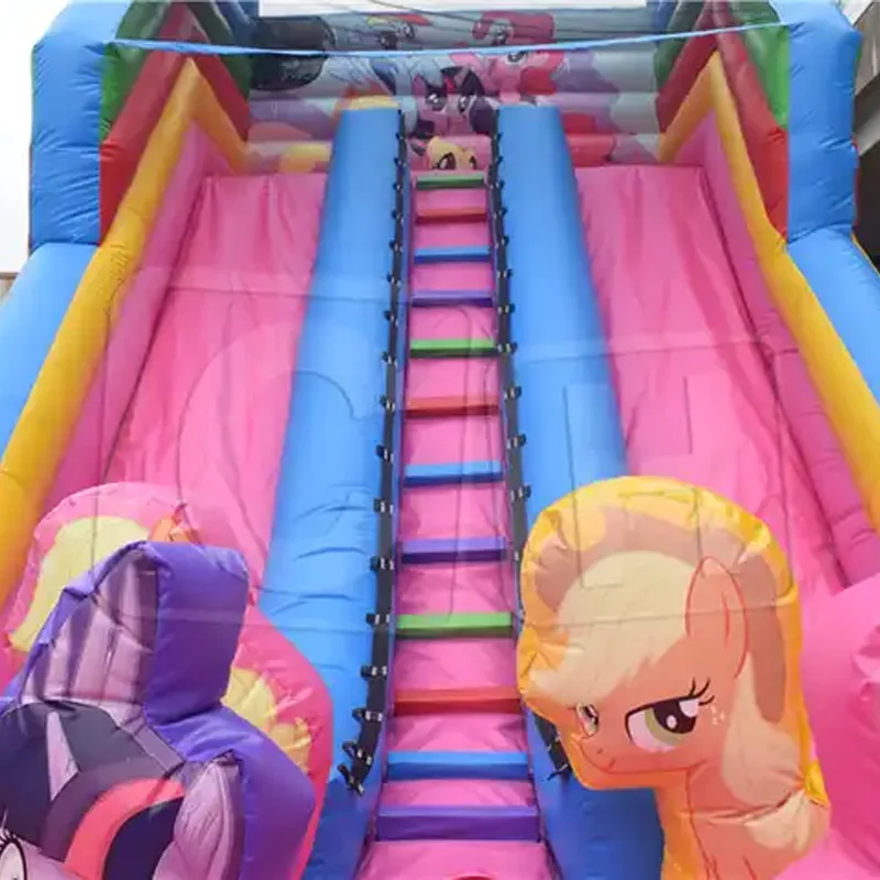 Commercial Outdoor Factory-Designed Adult Jumping Castle Inflatable Slide Bouncer with Accessory Blower for Outdoor Games