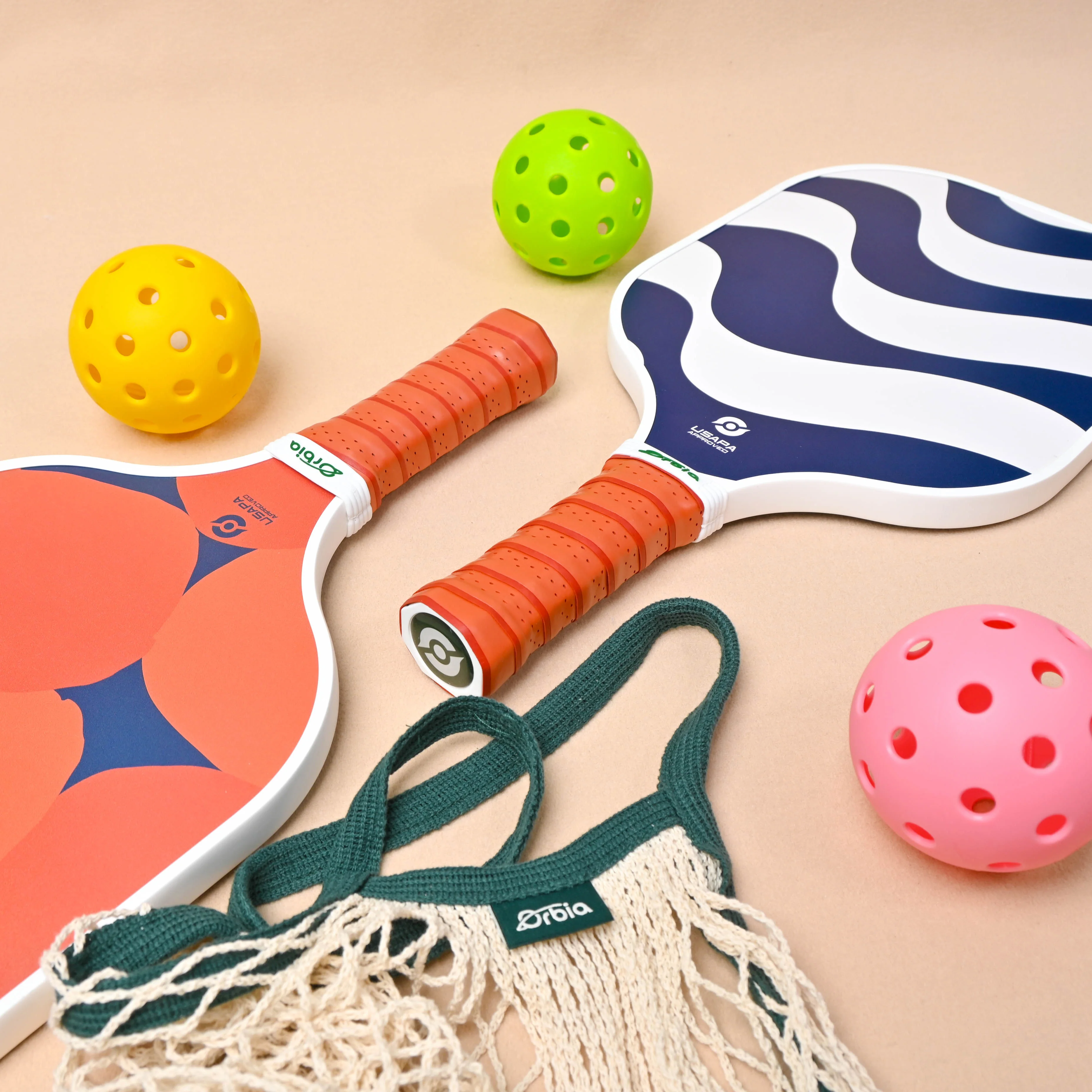 Орбия спортивные лучшие продажи пиклбол PaddleLogo оптом графитовые пиклбольные весла из стекловолокна
