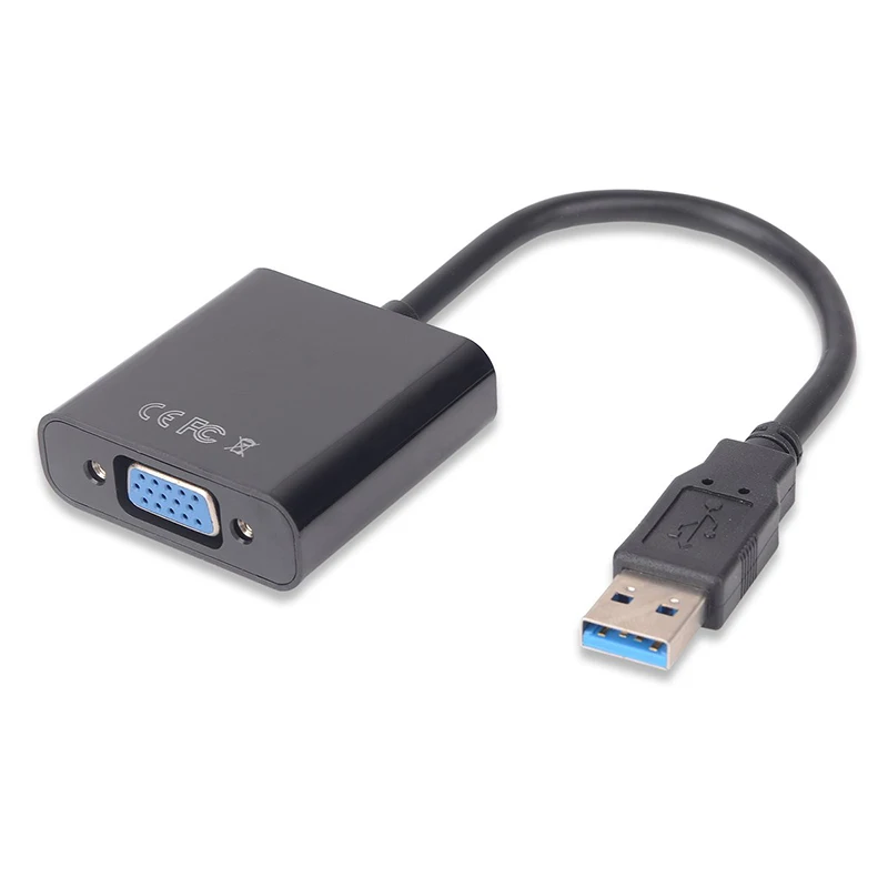 Китай производитель Спот питания USB 3,0 разъем к VGA Jack адаптер