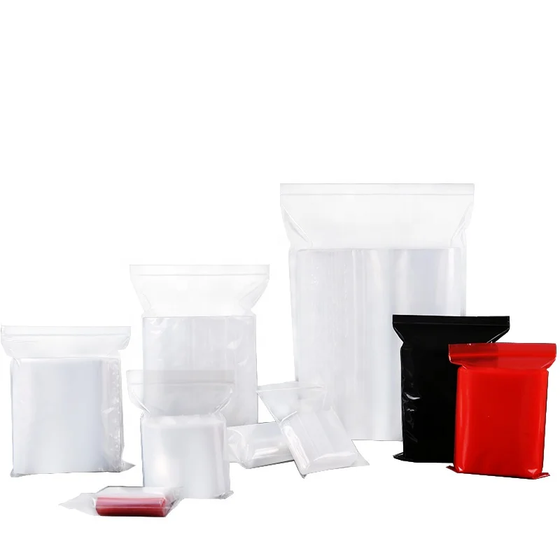 Индивидуальная прозрачная упаковка, небольшой прозрачный полиэтиленовый пластиковый пакет с застежкой-молнией, трехсторонние пакеты ldpe