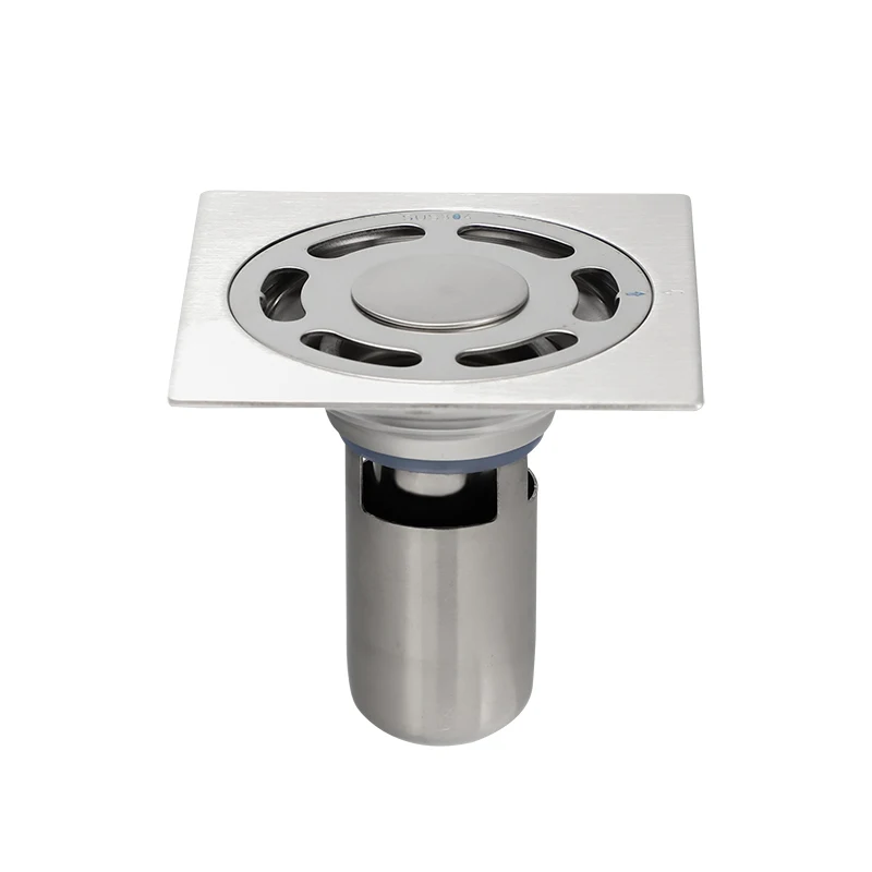 304 stainless steel floor drain grids hair catcher square hair drain cover scupper grate floor drain