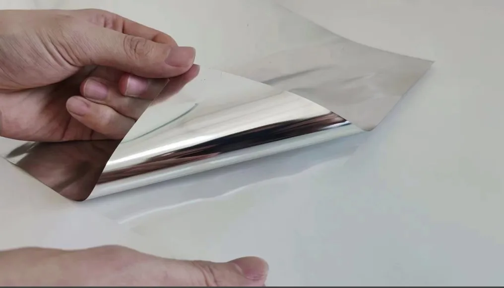 SZJOHNSON  film golden silver for uv label sticker printing self adhesive bopp film