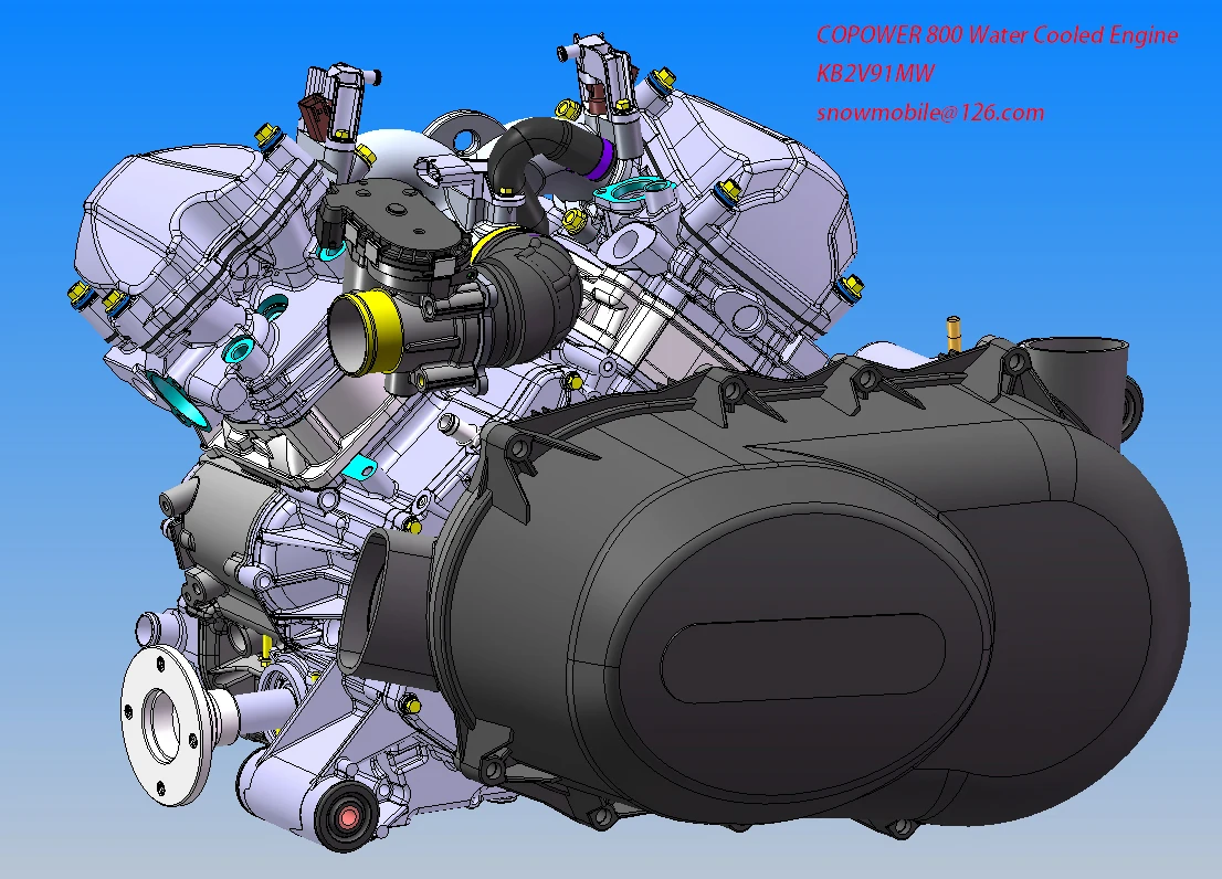  Двигатель KB2V91WM 800cc UTV (Прямая поставка с