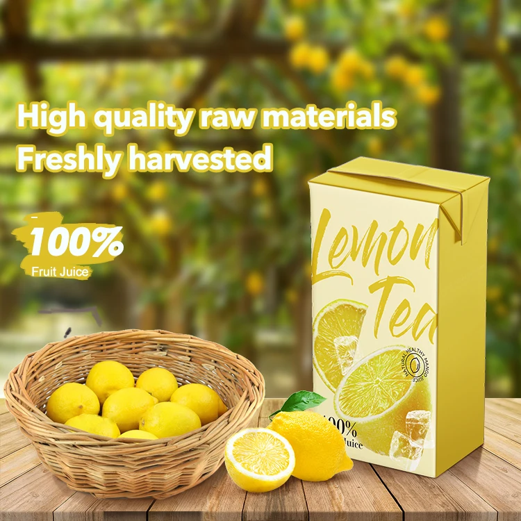 LISHI Custom Private Label Nutrition Fresh Lemon Juices Healthy 250ml 16Box 24Box Drinks Juice