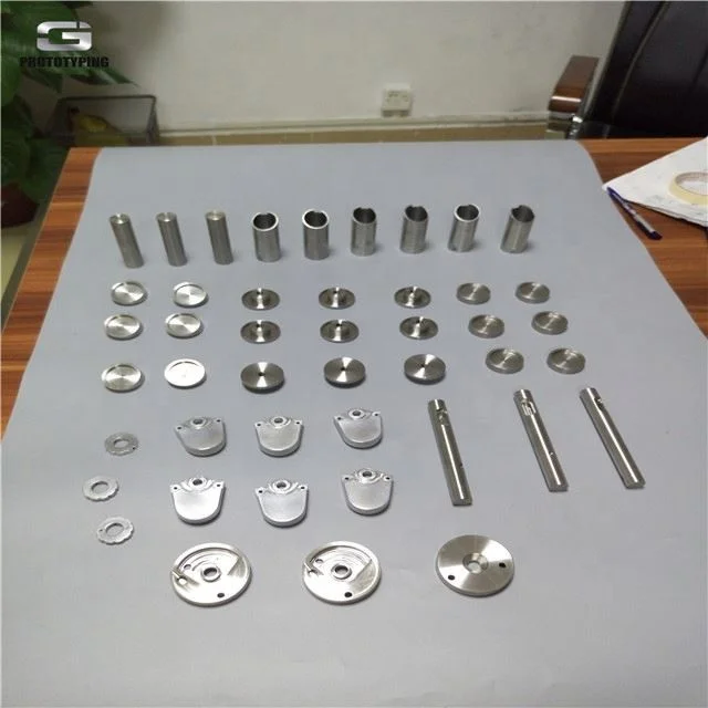 Guangzhou OEM made precision lathe machined parts milling metal anodizing aluminum turning cnc machining parts