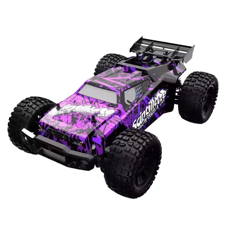 2 4 г высокоскоростной 4WD Rc гоночный автомобиль 48 км/ч 1:10 масштаб пульт дистанционного управления игрушечный экспертный уровень включает зарядное устройство USB кабель металл