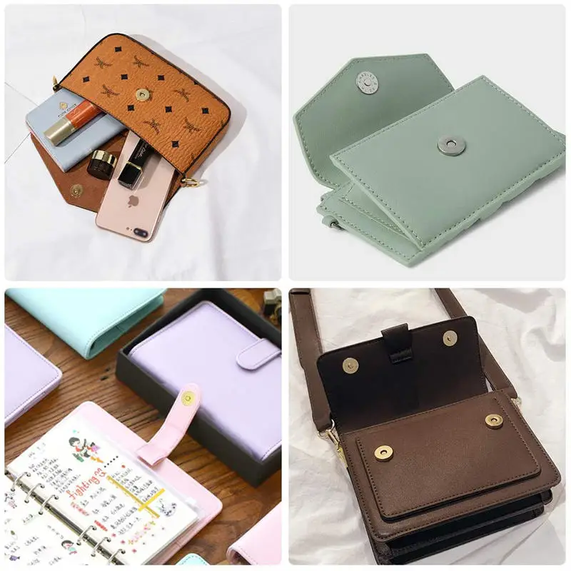 High Quality Magnetic Snap Button For Bag Custom Logo Round Strong Metal Magnet Button