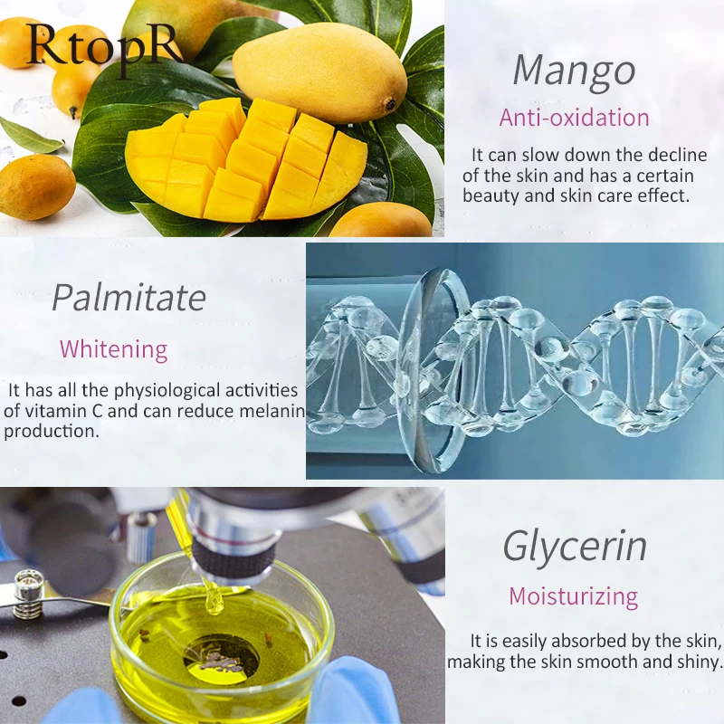 RtopR Skin Care Organic Mango Extract Effective Moisturizing Lightening Body Care Cream