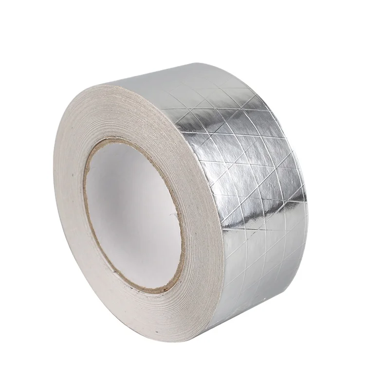3-Way Foil-Scrim-Kraft Scrim Kraft HVAC Fiber Glass Hot Melt Reinforced FSK Aluminum Foil Tape