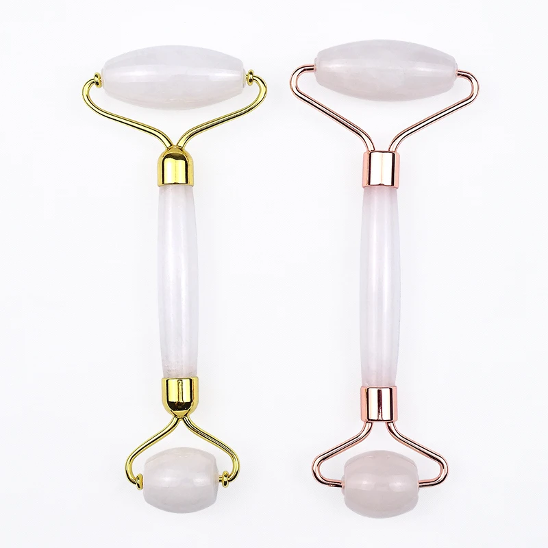Wholesale Beauty Lift Skin Facial Care Mini Massager Gua Sha White Jade Roller