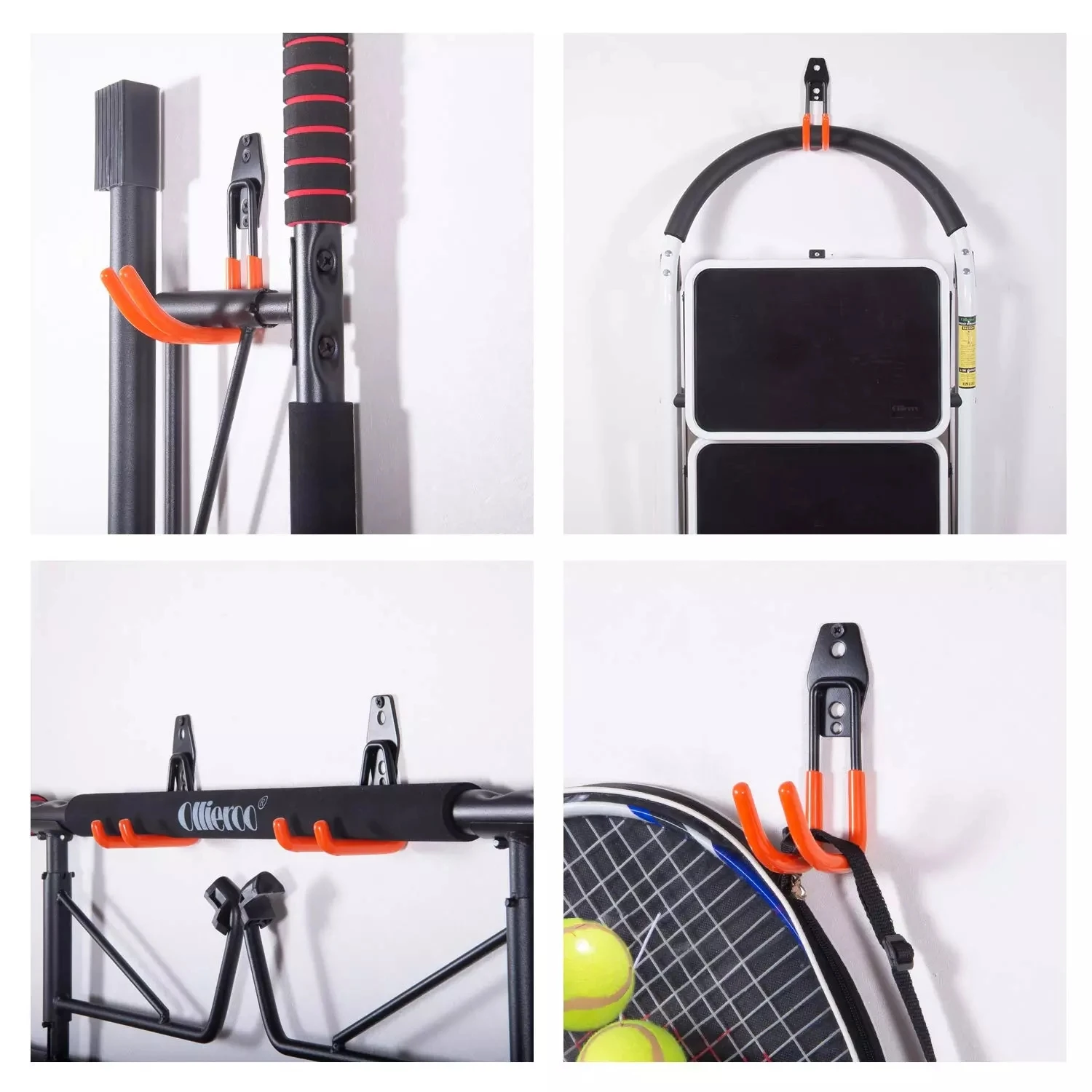 Лидер продаж Amazon, сверхмощные гаражные крючки, стальной инструмент для гаража, настенные крючки для крепления, крючки для хранения в гараже