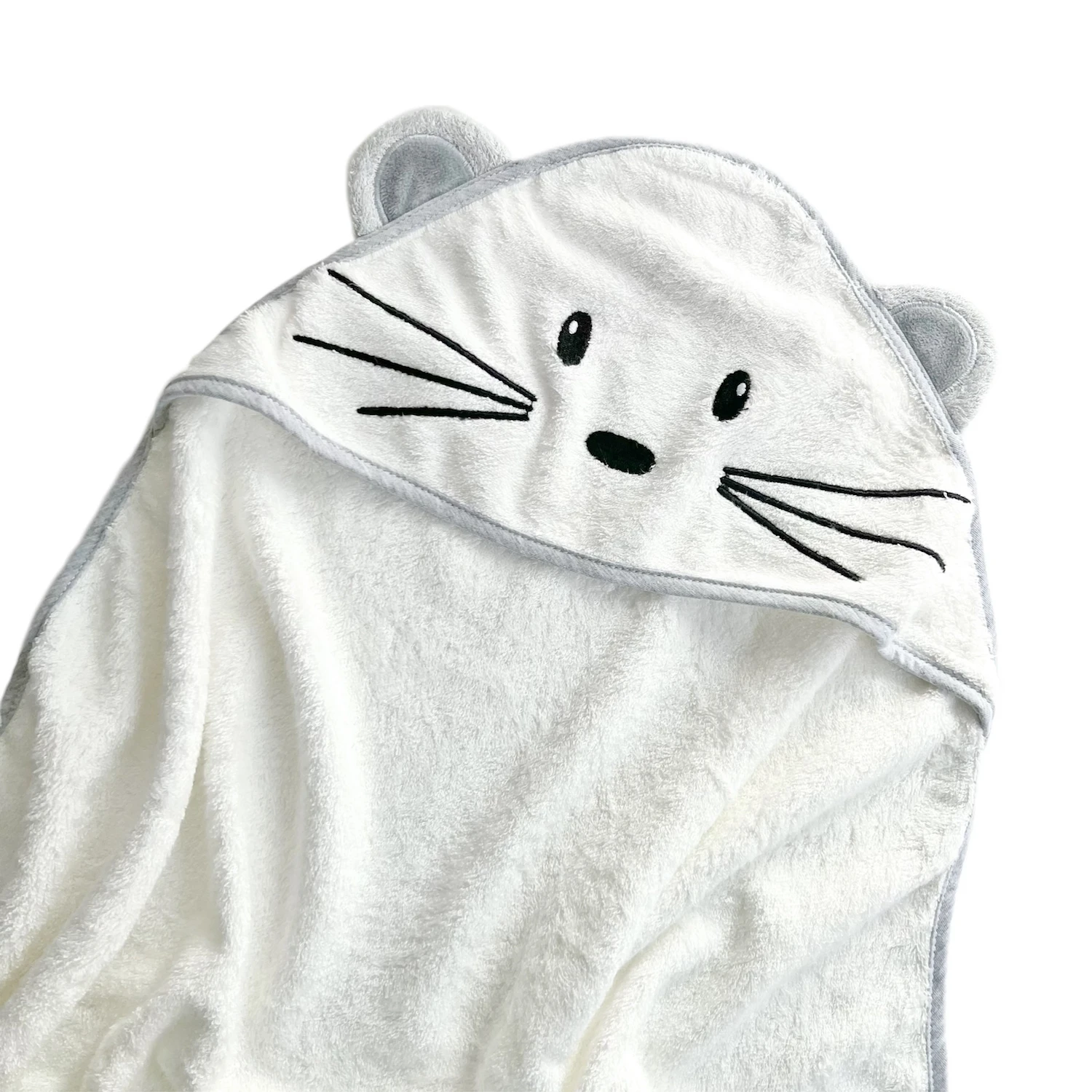 China wholesale 500GSM Cute Design Organic Bamboo Bath Towel Super Soft Bamboo Hooded Towel For Newborn Bath Towel