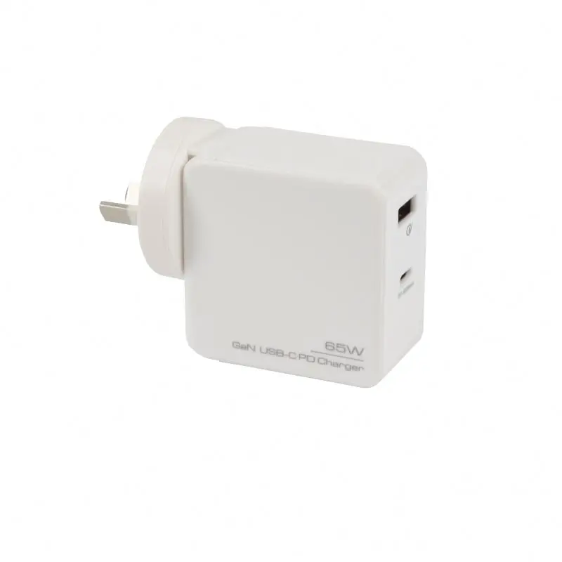 Lisen Wholesale 65W GaN Technology Super Fast Charging Portable Mobile Phone Lithium 12 Volt Battery Wall Charger & Adapter
