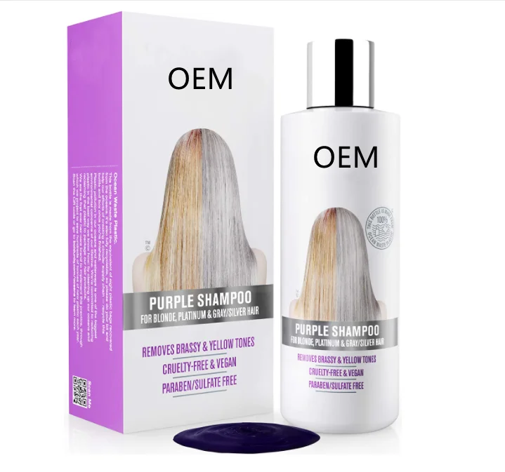 Revitalize Bleached & Highlighted Hair  sulfate free &parabem purple shampoo