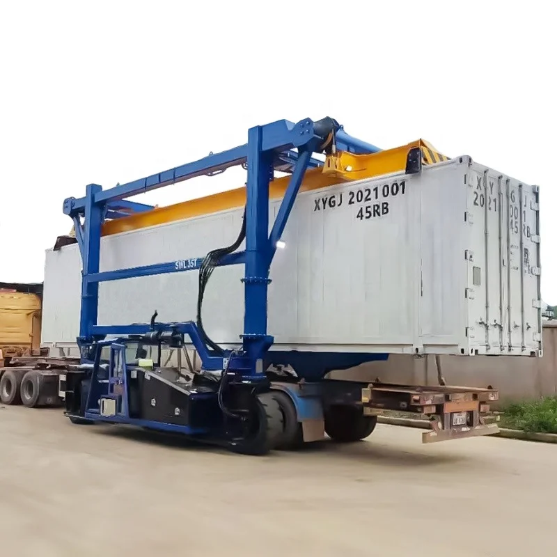 Mobile Automatic Container Lifting System Moving Equipment Will Straddle Carrier 35 Tons