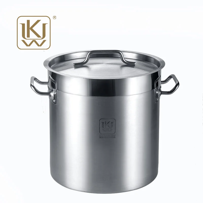 UKW Kitchenwares Large Commercial Stainless Steel Stock Pot Cooking Pots