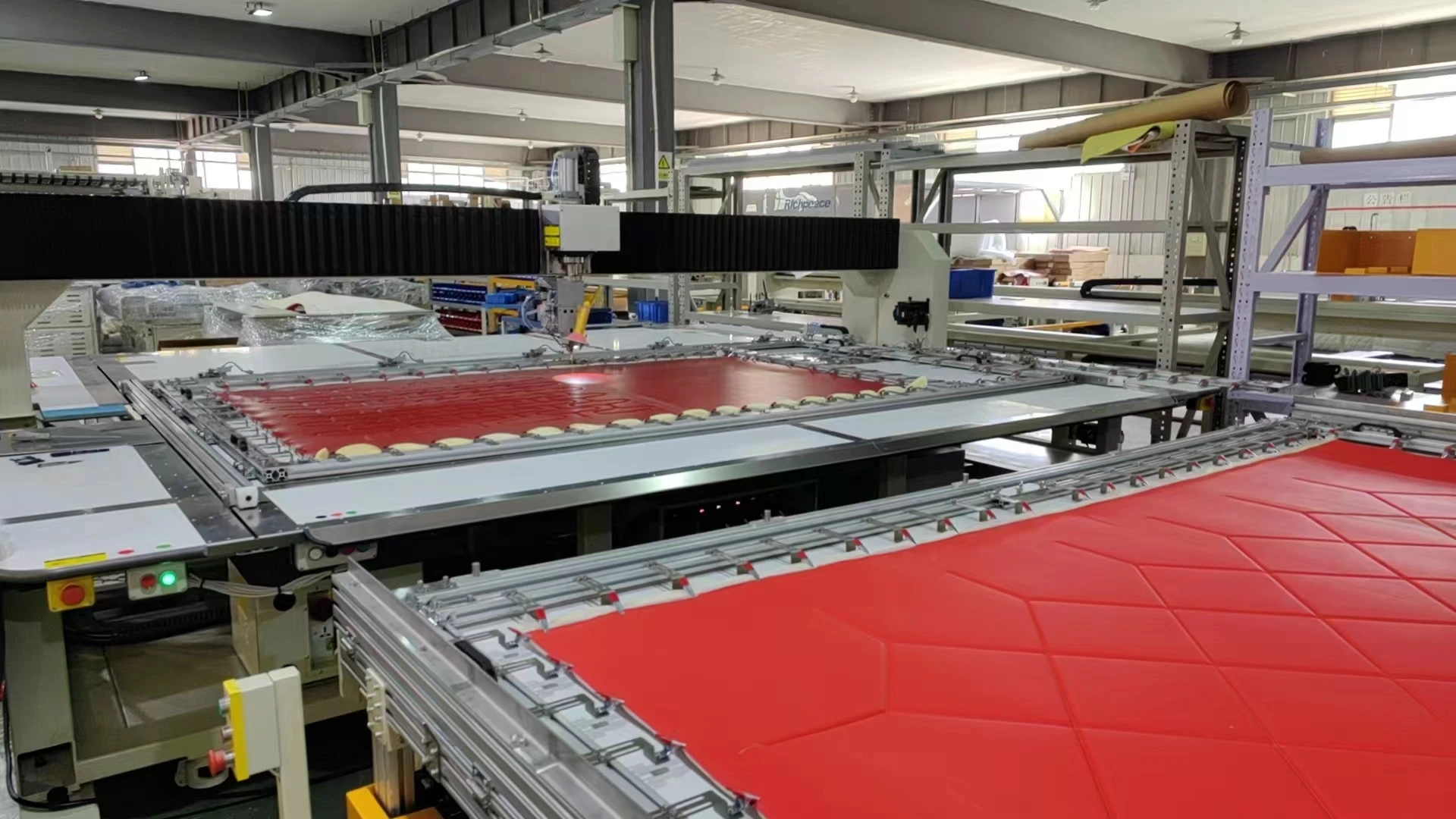 Richpeace Automatic Precision Pattern Sewing Machine for  Large Size  Light or Thick or Leather or Duty Material