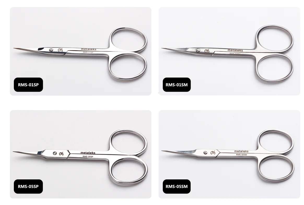 Best Manicure Nail Shear Cuticle Scissors Curved Cutting Surface Russian Manicure Scissors