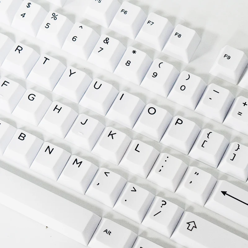 AFLION New Customizable Personalize Suit White Mini Keyboard Mechanical 61 64 68 71 72 82 84 87Keys Oem Profile Pbt