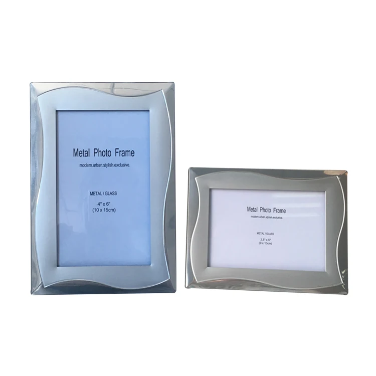 
6X8' Creative and distinctive metal aluminum photograph frame, set up family picture frames wall glass photo frames practical 
