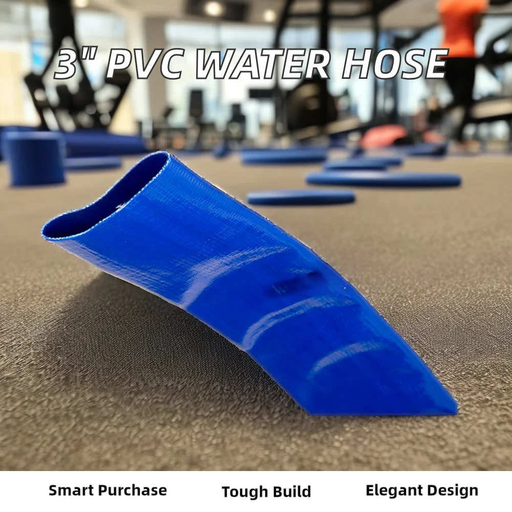 High Quality 3 Inch PVC Layflat High Pressure Water Hose Flexible Agricultural Irrigation & Industrial Water Pump Discharge Hose