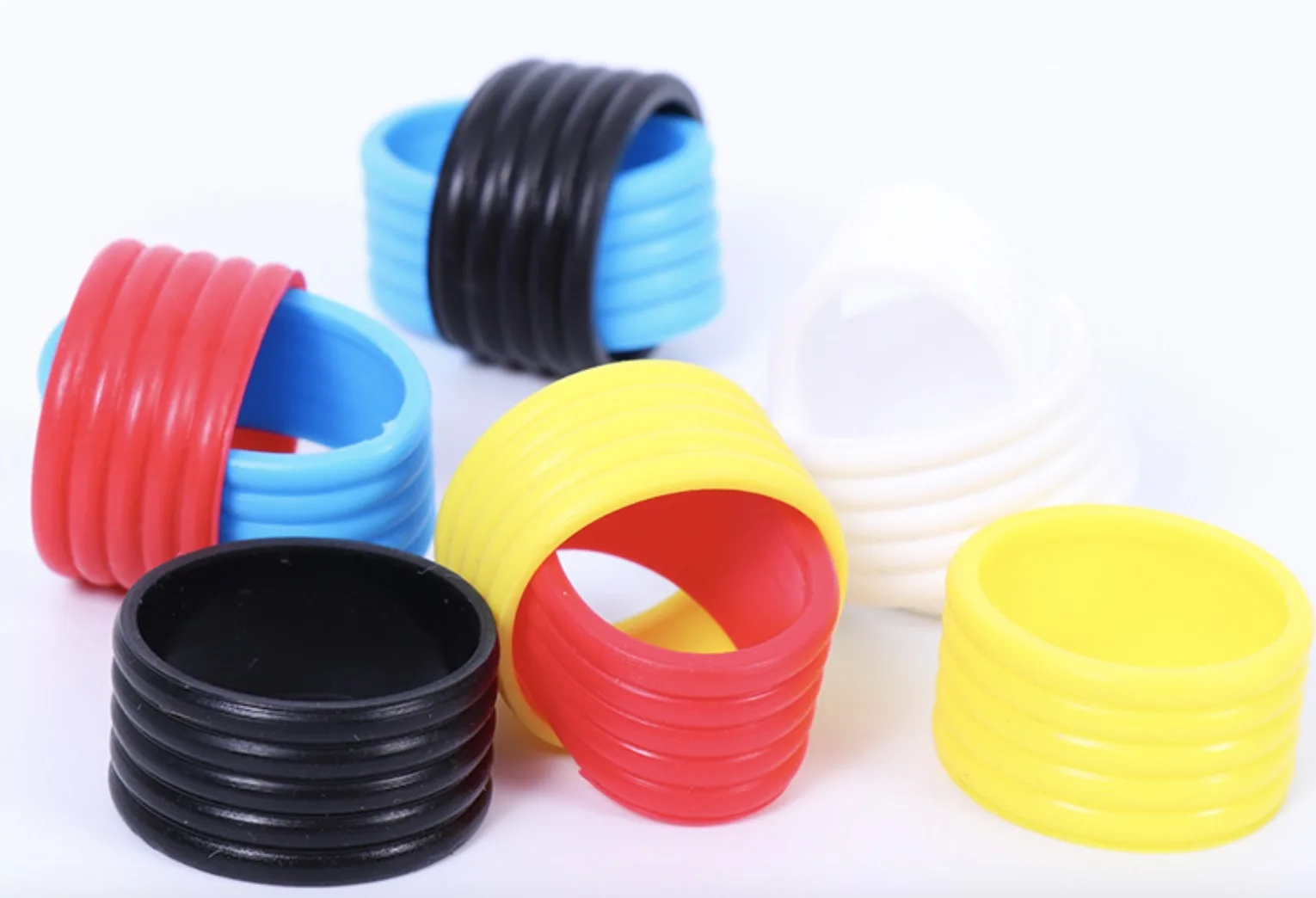 Ручка ракетки для настольного тенниса для отделки кольцо хватом сверху силиконовое кольцо для Теннисная ракетка высокого качества Заказная силиконовая Pickleball группа