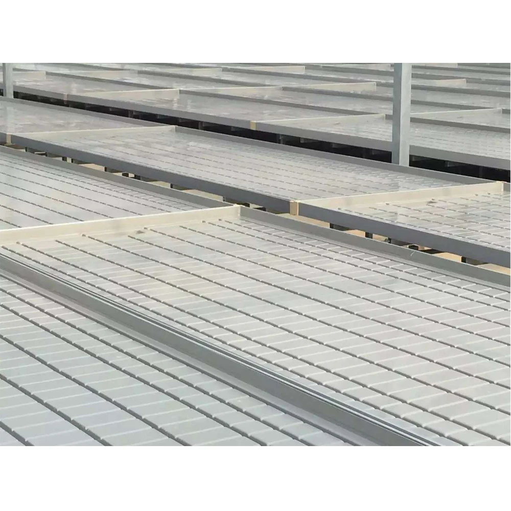 4*8 Rolling Benches Hydroponic Ebb and Flow Tray for Greenhouse Ebb and Flow Table