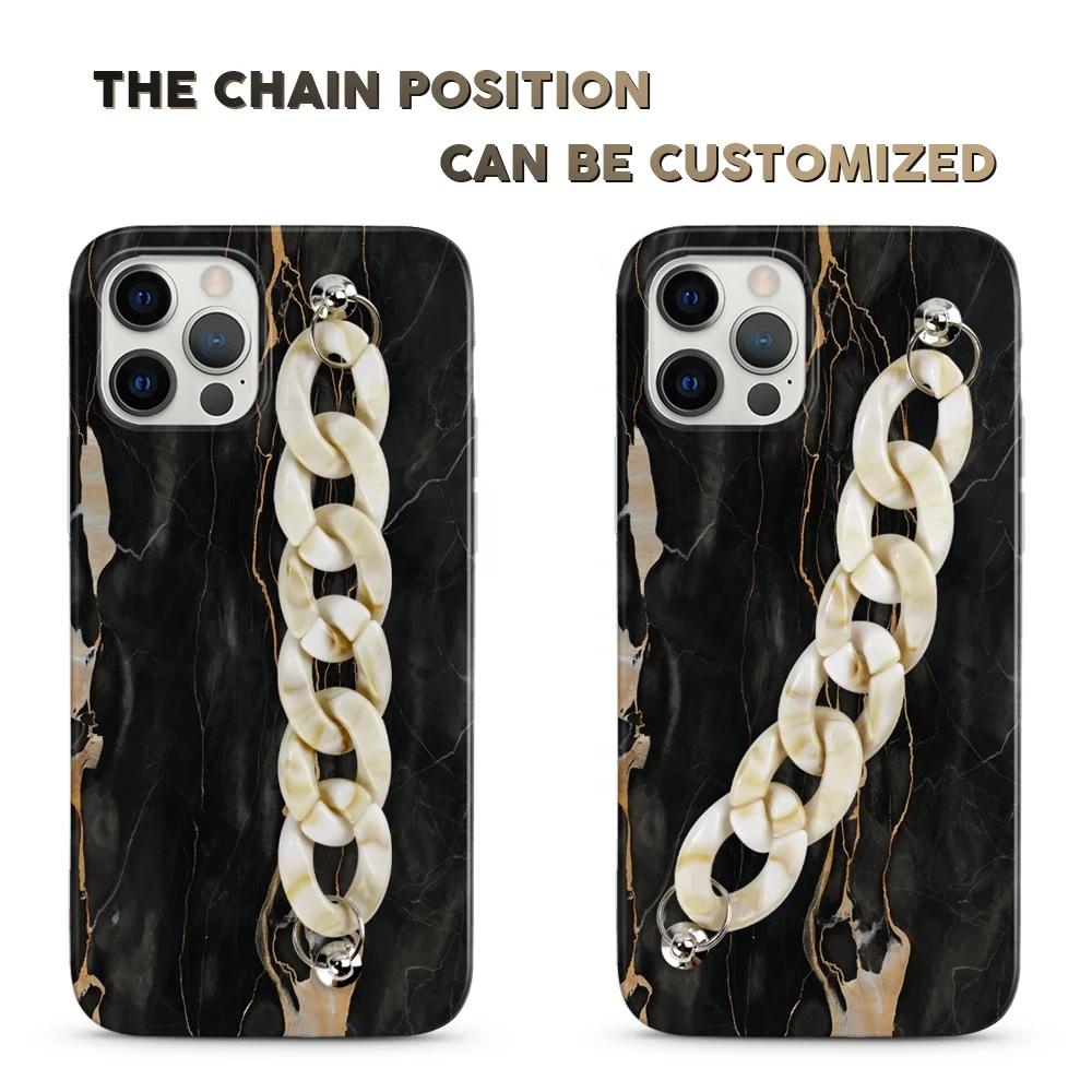 Trending 2022 Aesthetics Y2K Accessories Fashion Smart phone Lanyard Charms Bracelet Chain Girl Phone Loop Beads Phone Strap