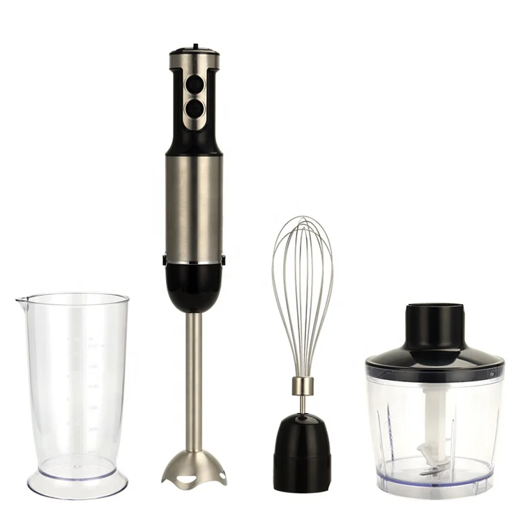 
Hot Sale High Quality Portable Stainless Steel Hand Held Blender Set 