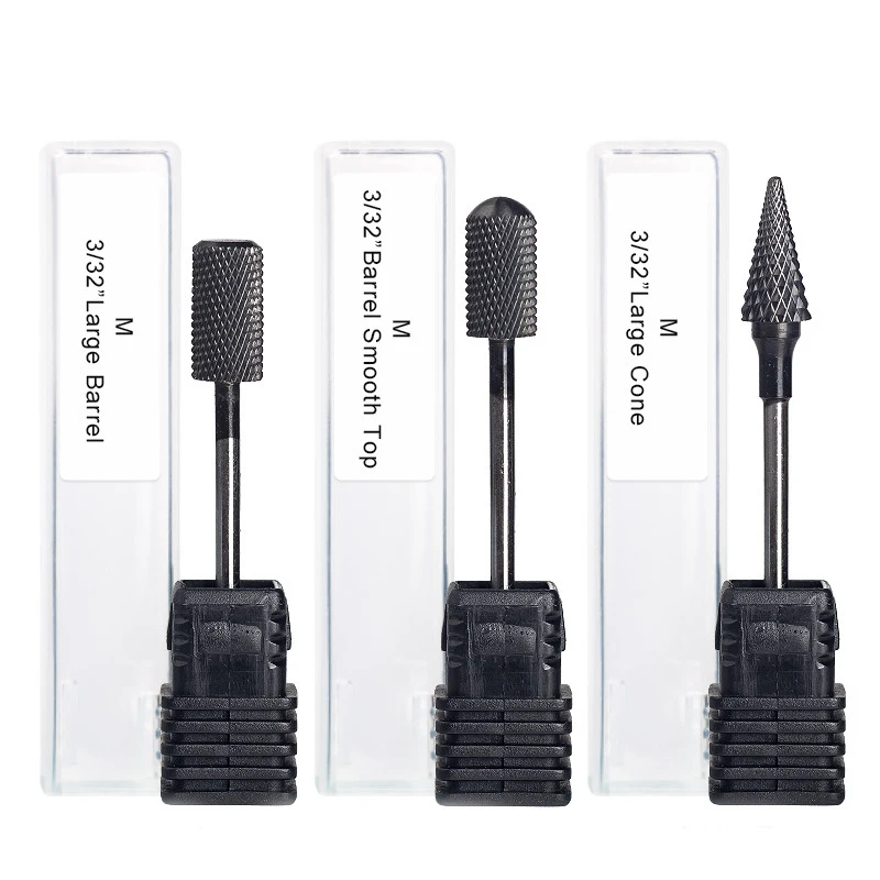 Professional Nail Tool 5 in 1 Steel Tungsten Bit Nail  Electric Fie Nail Drill Bits