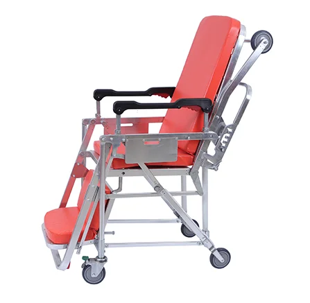 Manual Rescue Stretcher Cart Ambulance Stretcher Adjustable Hospital Patient Transport Ambulance Stretcher Trolley